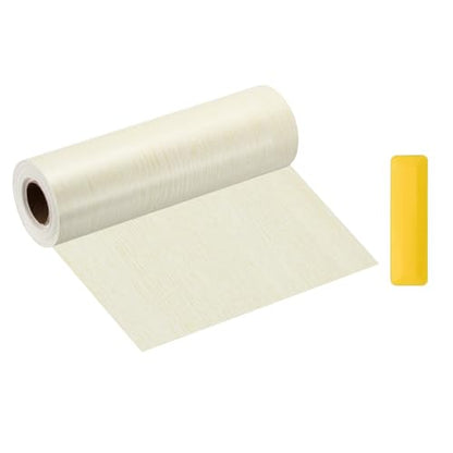 HARFINGTON Wood Grain Repair Tape 8" x33ft Self-Adhesive Repair Patch - color: White Oak, size: 8" x 33ft