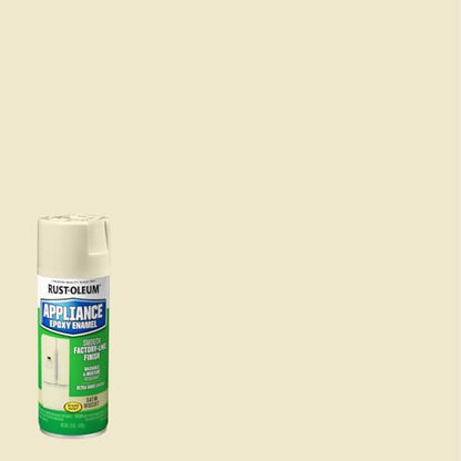 Rust-Oleum Appliance Epoxy Biscuit Spray Paint - color: Biscuit, size: 12 Ounce (Pack of 6)