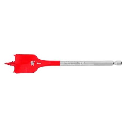 Diablo Spade Bits for Wood - 1" Diameter, 6" Length, 1/4" Hex Shank - size: 1 in.
