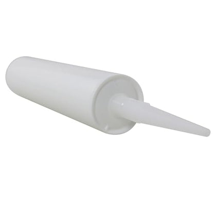 2PCS 300ml Plastic Sealed Empty Adhesive Tube White Caulking Tube Sealant Applicator Tube for Standard Caulking Gun Crack Repair Tiles Leak Sealing