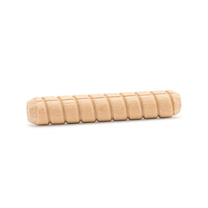 Wooden Dowel Pin 1/2" x 4", Pack of 100 Spiral Dowel Joints for Woodworking, Furniture and Crafts, by Woodpeckers - size: 1/2 inch x 4 inch