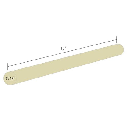Surebonder 735R510 Full Size 10" High Strength Hot Glue Sticks for Cardboard, Plastic, Wood, Metal - 90 Glue Sticks, Amber, 5 lb Box