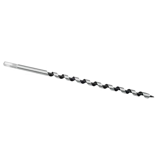 3/8 x 12 Inch Carbon Steel Long Wood Auger Drill Bit - size: 3/8" Diameter