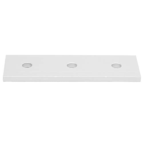 10pcs Flat Mending Plates, Straight Braces Aluminum Heavy Duty Mending Joining Plates Repair Fixing Bracket Connector(3030-3 Hole)