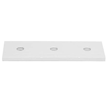 10pcs Flat Mending Plates, Straight Braces Aluminum Heavy Duty Mending Joining Plates Repair Fixing Bracket Connector(3030-3 Hole)