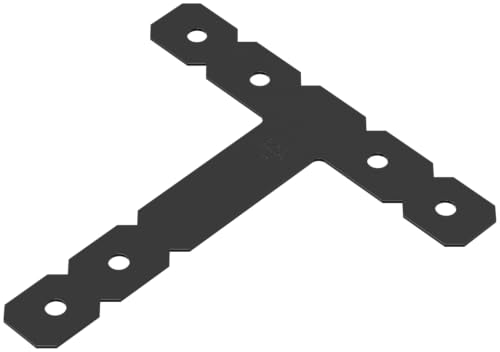 Simpson Strong-Tie OT OT 12 in. x 12 in. Black Powder-Coated Ornamental T Strap (Pack of 5)