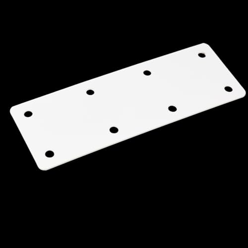 4 Pack Flat Straight Brace Brackets, Stainless Steel Shelf Bracket