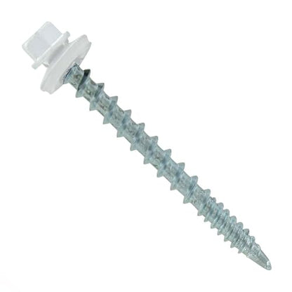 ST Fastening Kwikseal Woodbinder Metal Roofing Screws #10 x 2 - color: Bright White, size: #10 x 2"
