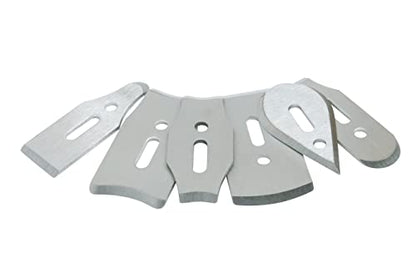Contour Scraper Replacement 6 Stainless Steel Blades - style: Replacement Blades