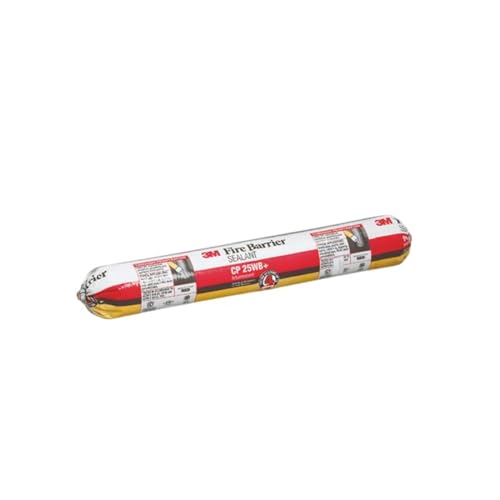3M Fire Barrier Sealant CP 25WB+, Red, 20 fl oz Sausage Pack - size: 20 Oz