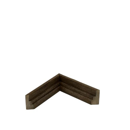SUNBELT Walnut Stained Floater Frame for 1.5" Deep Canvas (FOR CANVAS SIZE 36x36) - size: FOR CANVAS SIZE 36x36"