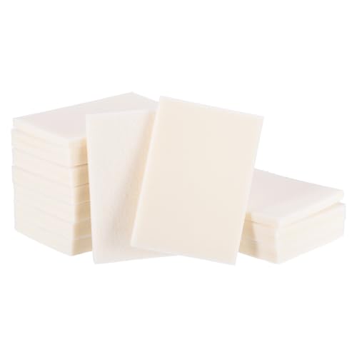 20Pcs 320Grit Sanding Sponges, 4x2.8In Hook & Loop White - size: 320 Grit