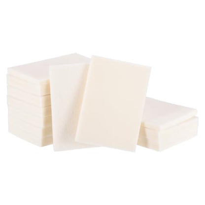 20Pcs 320Grit Sanding Sponges, 4x2.8In Hook & Loop White - size: 320 Grit