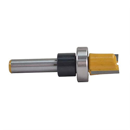 for 1/2" Hinge Template Mortising Router Bit with Top Rail Bearing Guide