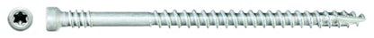 Simpson Strong-Tie FT07212R100W Finish Trim Screw — #7 x 2-1/2 in. T10, Trim-Head, Quik Guard, White (100-Qty)