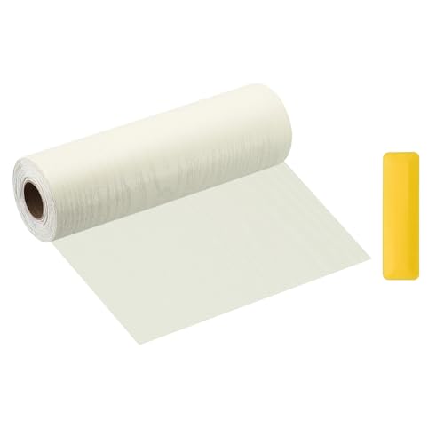 HARFINGTON Wood Grain Repair Tape 8" x33ft Self-Adhesive Repair Patch - color: Beige Wood, size: 8" x 33ft