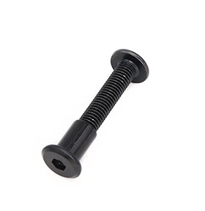 10-Pack Black M8 30mm Countersunk Rivet Socket Cap Connecting Bolts Cap Nuts Assortment Kit for Furniture Connecting - size: M8 x 30mm 10-Pack