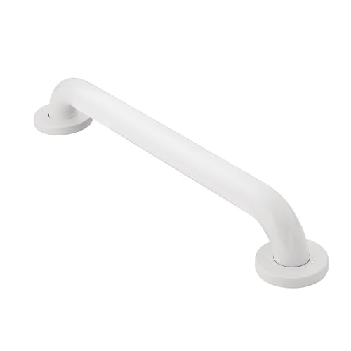 Moen R8936W Bathroom Safety 36-Inch Grab Bar with Concealed Screws, Glacier White - color: Glacier, size: 36 Inch