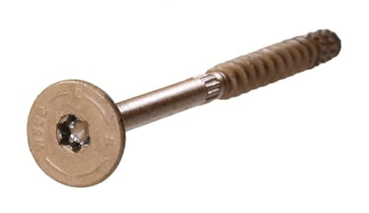 Simpson Strong-Tie SDWS22600DB-R50 Strong-Drive SDWS Timber Screws (Exterior Grade), 0.220 Inch x 6 Inch, Double-Barrier Coated, Washer Head, Sawtooth Point, Tan (Pack of 50)