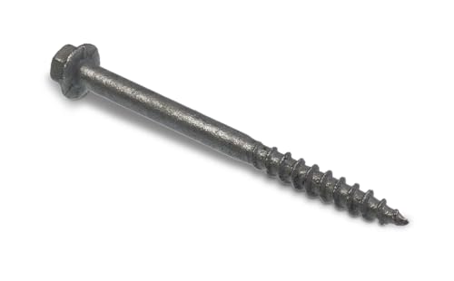 Simpson Strong-Tie SD10112R500 - #10 x 1-1/2 Inch Strong Drive SD Connector Screws - 1/4 Inch Hex Head, Galvanized Coating, Hex Bit Included, for Construction, Home Improvement (Box of 500)