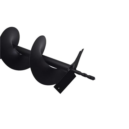 6-inch Auger Bit 3/4-inch Inside Diameter Gas Driven Auger Bit for Rear Fence Hole Digger - size: 6Inch