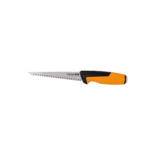 Fiskars Pro POWER TOOTH Jab Hand Saw (6 in blade.),Orange - style: Jab Hand Saw