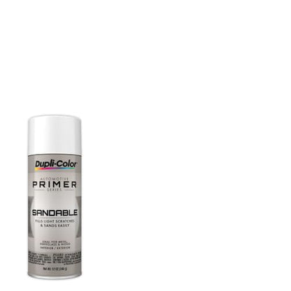 Dupli-Color Multi-Purpose Sandable Primer, White, 12 oz - color: White, size: 12 Ounce (Pack of 1)