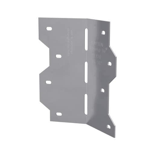 Simpson Strong-Tie LS50SS LS 4-7/8 in. 18-Gauge Stainless-Steel Adjustable L Angle