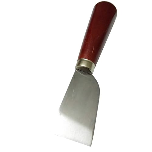 DUJISO Leather Working Knife with Wooden Handle - DIY Leathercraft Cutting