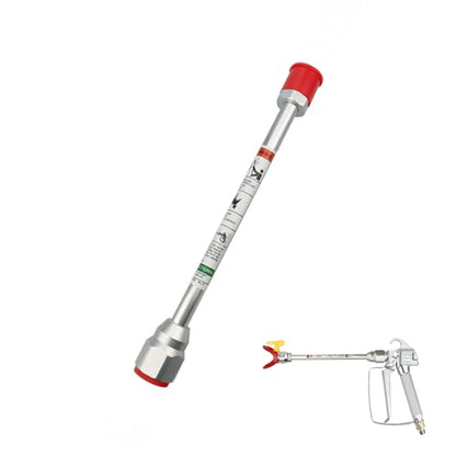 Airless Paint Sprayer Spray Gun Tip Extension Pole Rod Airless Sprayer Gun Spray Painting Wand 16 inch - color: 16 inch