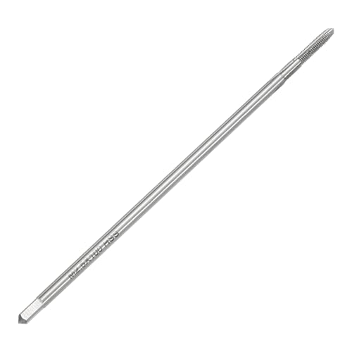 uxcell Metric Thread Tap M2.5 x 0.45 H2 100mm Extra Long Straight Flute - size: M2.5 x 0.45 x 100mm