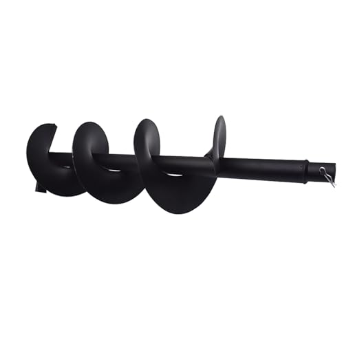 8Inch Auger Drill Bit, Planting Garden Planter Garden Drill Bit Post Hole Rapid Planter Compatible Auger Machine Head with 3/4In Shaft - size: 8Inch