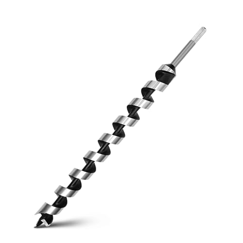 1-1/4 x 18 Auger Drill Bit, 32x460mm Hex Shank Ship Auger Bit - size: 1-1/4 in x 18 in