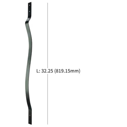 HZIU 61 Pack 32.25" Deck Balusters with Screws ，Iron Deck Railing - size: 32.25 Inch