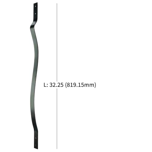 HZIU 61 Pack 32.25" Deck Balusters with Screws ，Iron Deck Railing - size: 32.25 Inch