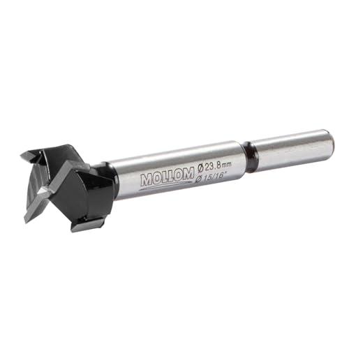MOLLOM 15/16" (23.8mm) Carbide Forstner Drill Bit - size: 23.8mm | 15/16" (Imperial System)