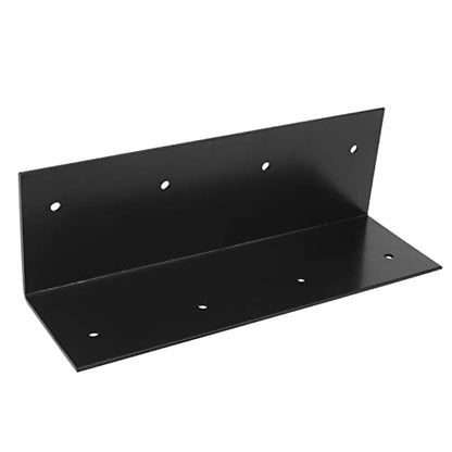 4 Pack 9" x 3" Black Raised Bed Garden Corner Bracket for Wood - size: 9" x 3"