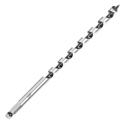 3/8 Inch x 9 Inch Auger Drill Bit for Wood,3/8 Inch Hex Shank - size: 3/8" x 9"