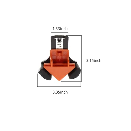 4-Pack 90-Degree Corner Clamps, Woodworking Right Angle Clamps for Assembling Photo Frames, Picture Frames, and Small Wood Projects
