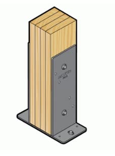 SW88 | Sturdi-Wall Drill Set Bracket 8x8 | Heavy Duty Concrete Anchor Bracket for Pre-Poured Foundations | Tri State Perma-Column