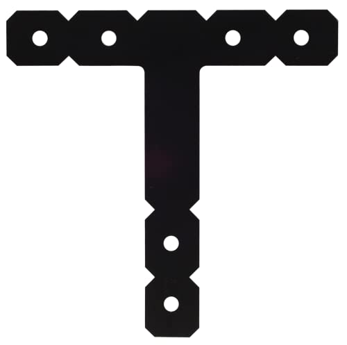 Simpson Strong-Tie OT OT 12 in. x 12 in. Black Powder-Coated Ornamental T Strap (Pack of 5)