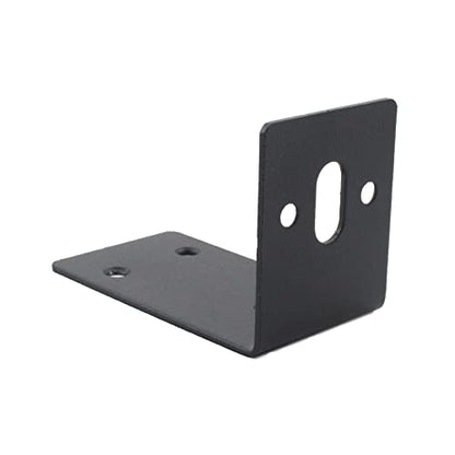 4PCS L Bracket Corner Brace, ULIFESTAR Stainless Steel Heavy Duty Black Corner Bracket,90 Degree Joint Right Angle Bracket,Metal L Brackets for Wood Furniture (59x83x1.8mm/2.3x3.3x0.1'' 6+1 Holes) - size: 59x83x1.8mm/2.3x3.3x0.1'' 6+1 Holes