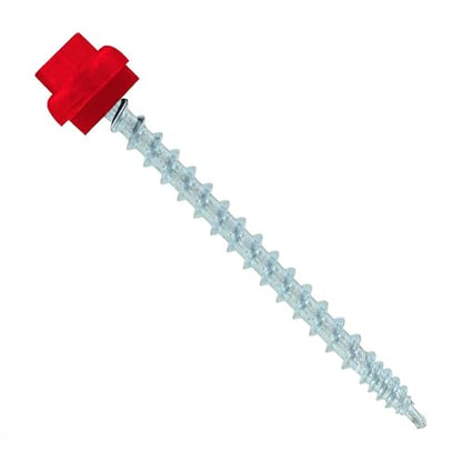 ST Fastening ZXL Woodbinder Metal Roofing Screws #10 x 2-1/2" - color: Crimson, size: #10 x 2-1/2"