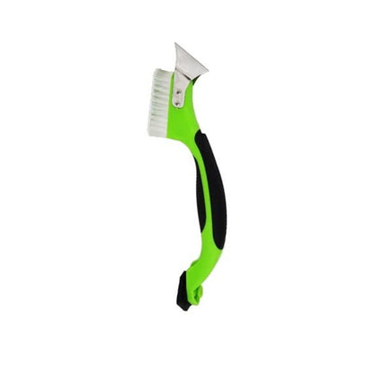 Warner Manufacturing 3-in-1 Caulk Tool for Easy Removal and Application, Scraper, Brush and Applicator,Green