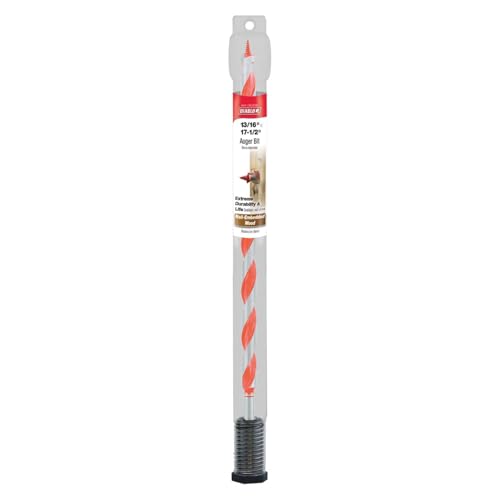 Diablo Auger Bit for Wood & Nail-Embedded Wood - 13/16" Dia, 17-1/2" Length