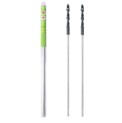 1/2” x 18” Long Drill Bits (2 Pack) Installer Drill Bit for Wood with Nails