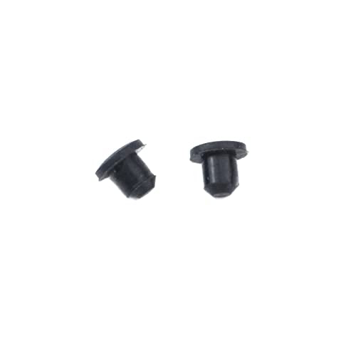 100PCS 3mm Plastic Hole Plugs Round Button Plugs Panel Hole Plug - color: Black, size: 0.12 inch