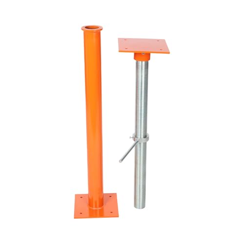 Adjustable Jacking Post Carbon Steel 12000lbs Load Capacity 37-61in Height