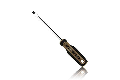 Spec Ops Tools Screwdriver for Professional Construction & Jobsite Use, Magnetic Tip, Slotted, 5/16" x 6"
