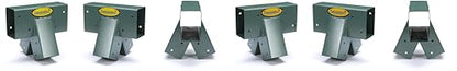 Eastern Jungle Gym Easy 1-2-3 90° A-Frame Swing Set Bracket, Green - style: 90° A-Frame Swing Set Bracket